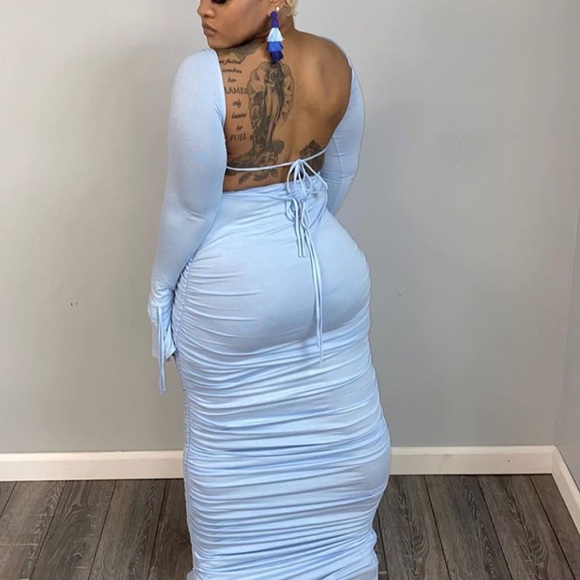 Irregular exposure Skirt set - Picture 2 of 2